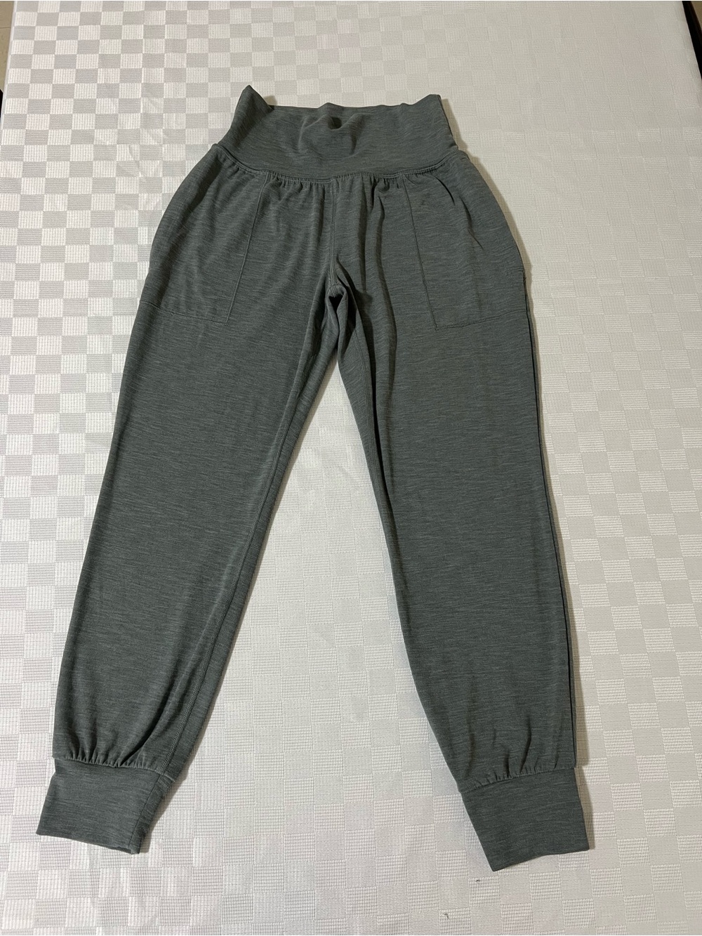 Athleta Charcoal High-Waist Jogger Pants - Picture 2 of 6